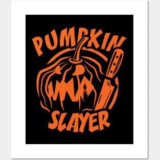 Pumpkin Slayer (plain) Posters and Art